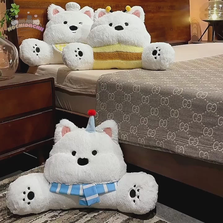 The Lovely Bear Plush Backrest Cushion