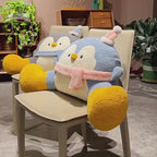 The Kawaii Penguin Plush Backrest Cushion