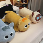 Chibi, Maru, Tama & Koko — The Cuddling Crew Plushies (Laying Down)