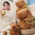 Kapi The Capybara Plushie With Avocado Backpack