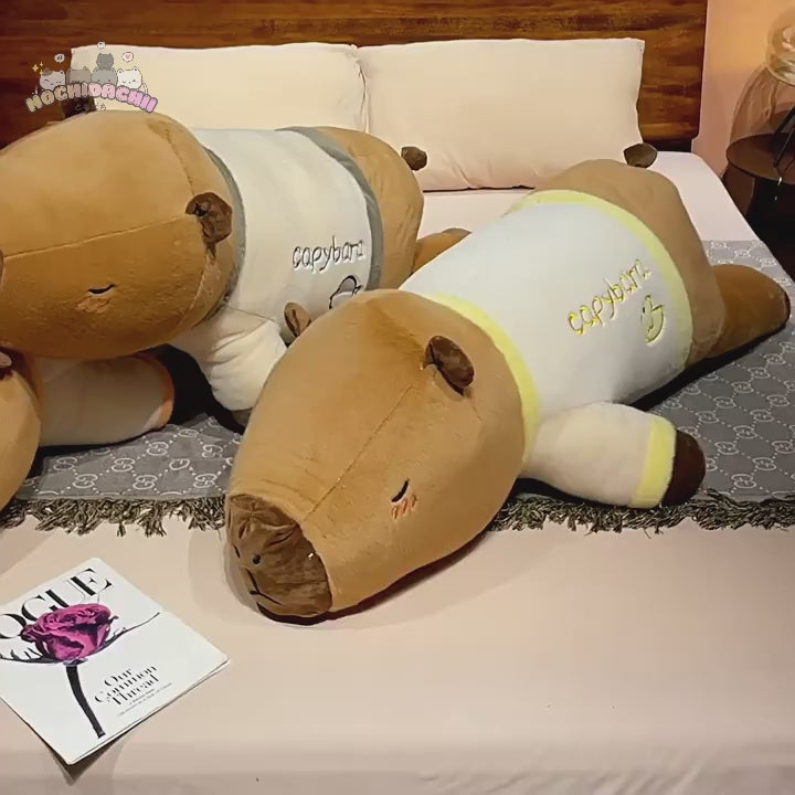 Kapi The Capybara Plushie In Pajamas