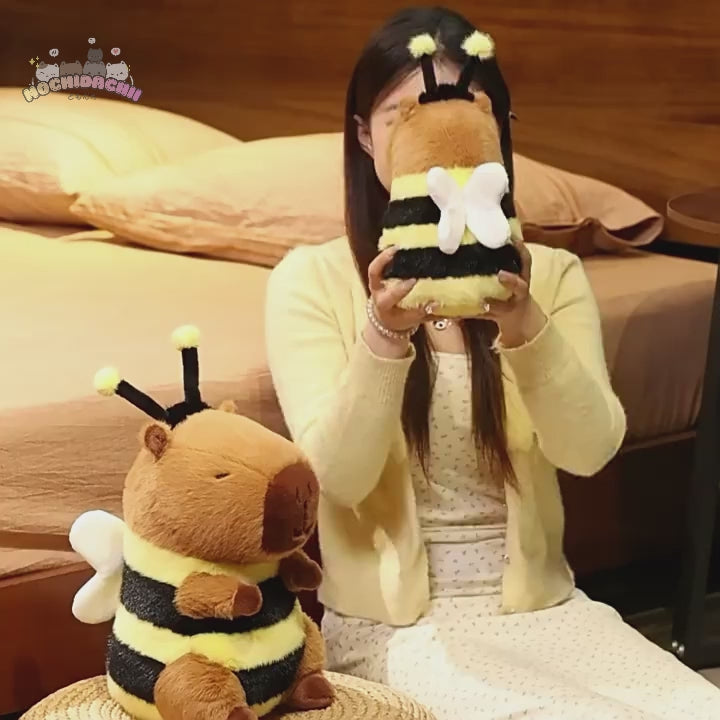 Kapi In Bee The Capybara Plushie
