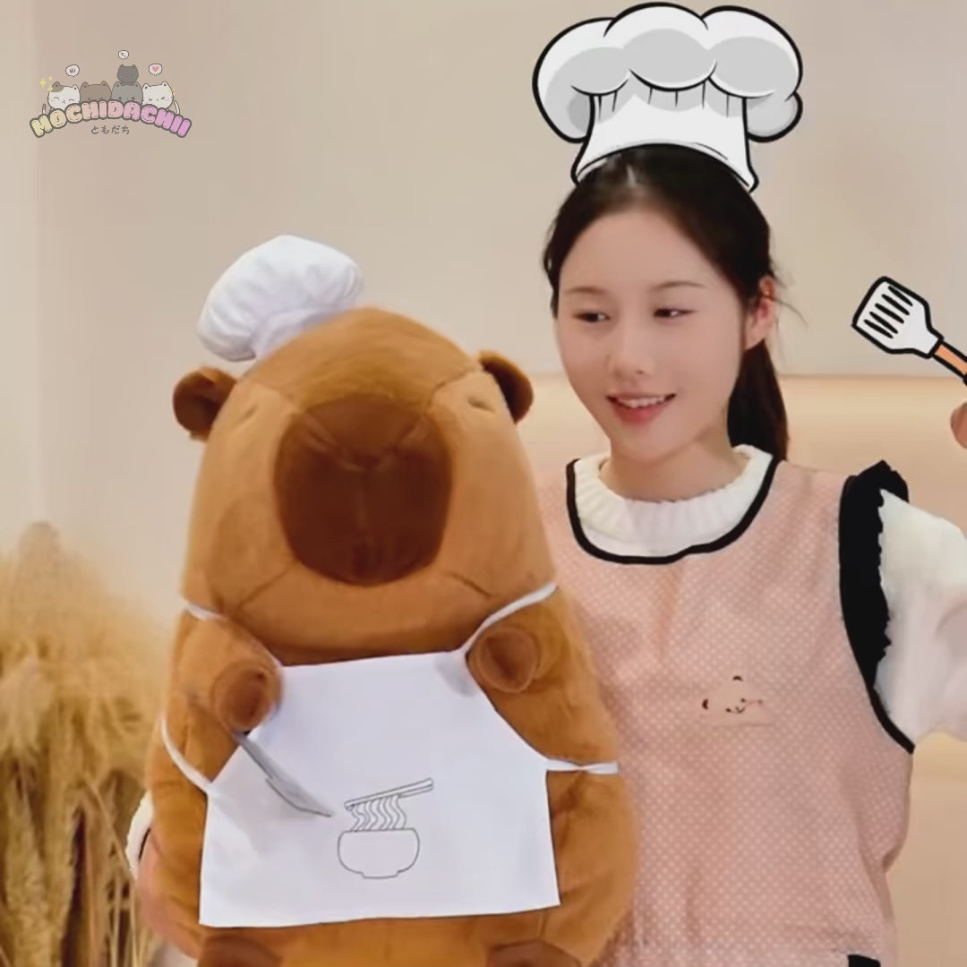 Chef Kapi — Your Cute Capybara Plushie