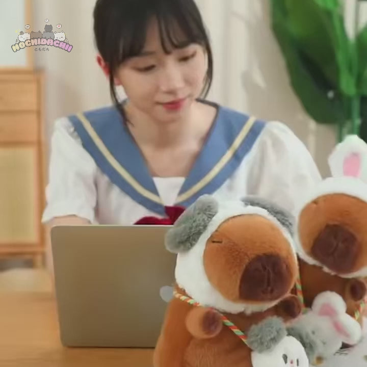 Kawaii Animal Cosplay Kapi The Capybara Plushie