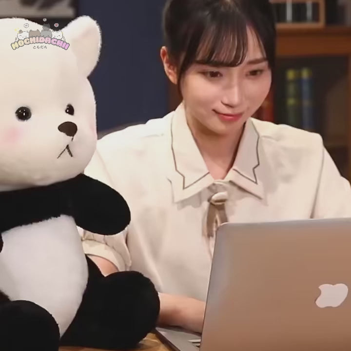 The Chubby Hooded Panda Plushie