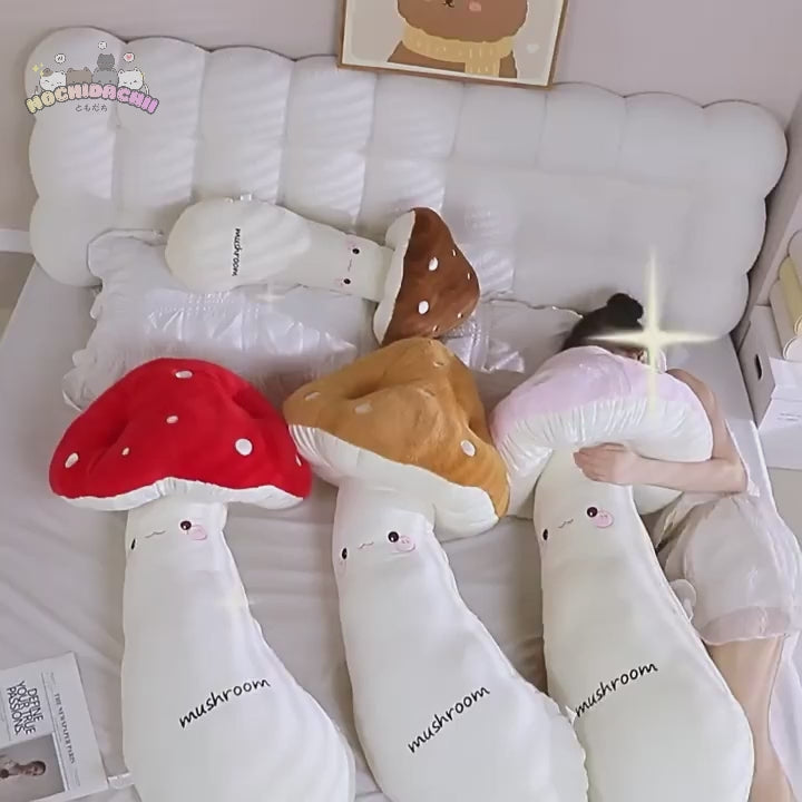 The Giant Kawaii Mushroom Family Plushie