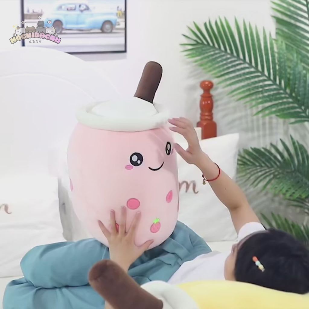 The Kawaii Boba Plushies Big Family