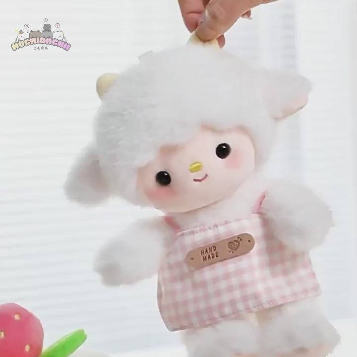 Kawaii Lamb In a Cup Plush Sling Bag