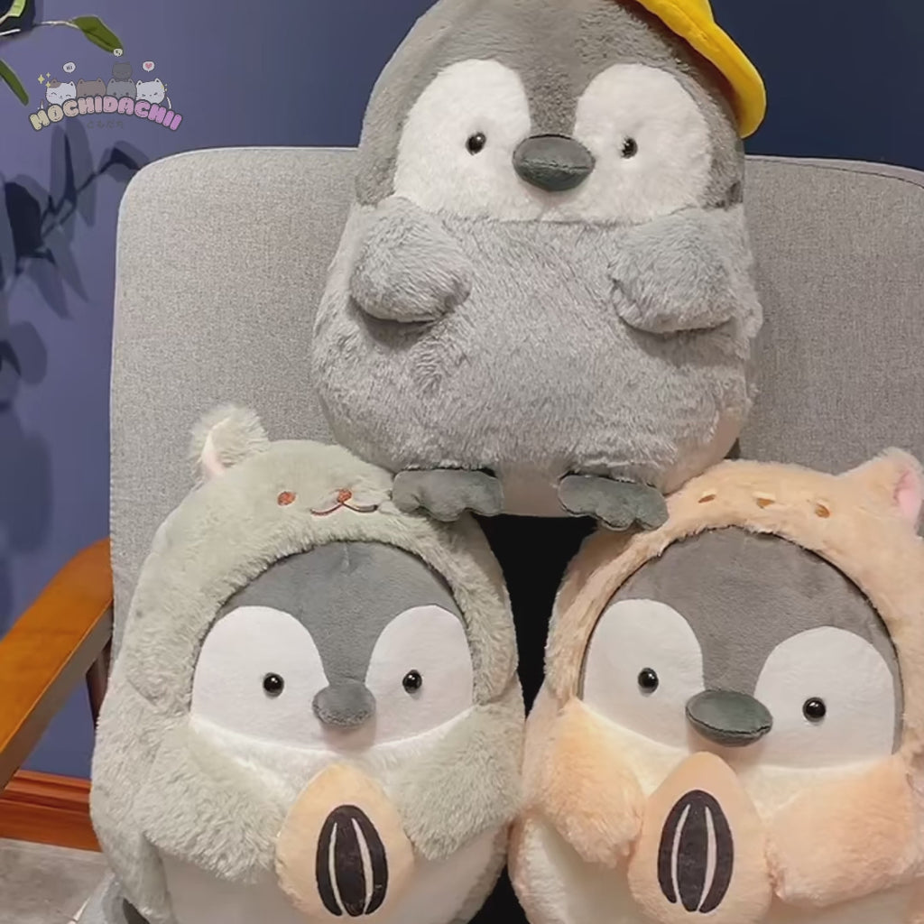 The Chonky Penguin Plushie Family