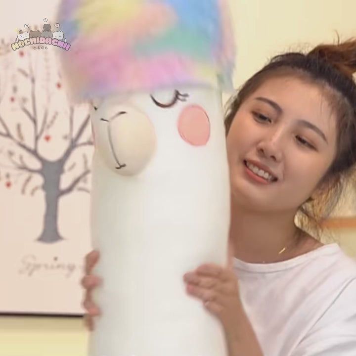 The Fashion Rainbow Alpaca Plushie