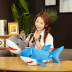 The Quirky Shark Plush Backpack Duo My Store