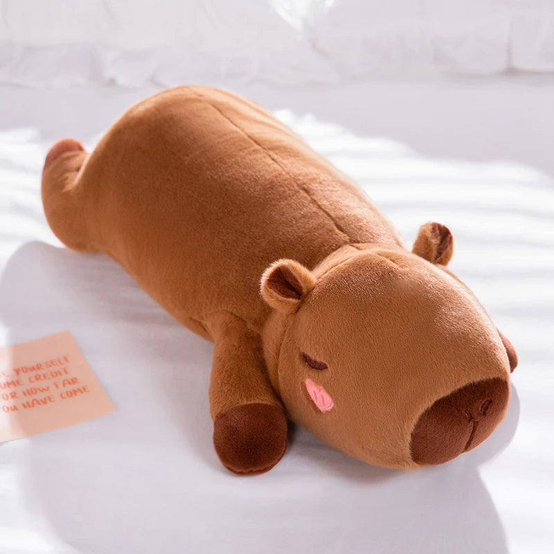 Sleeping Angel Kapi The Capybara Plushie — Mochidachii (view 12)