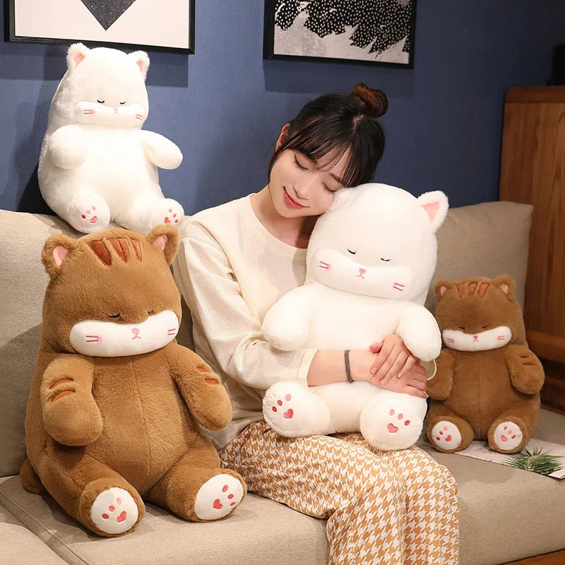 The Kawaii Sleeping Cat Plushie Duo My Store