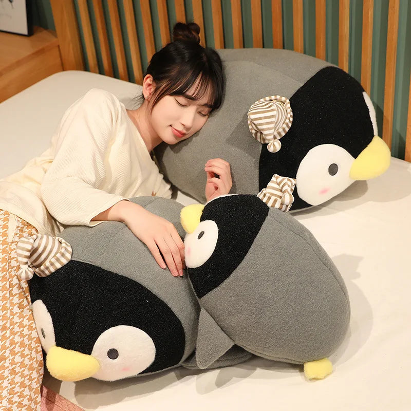 The Cute Sleeping Hat Penguin Plushie My Store