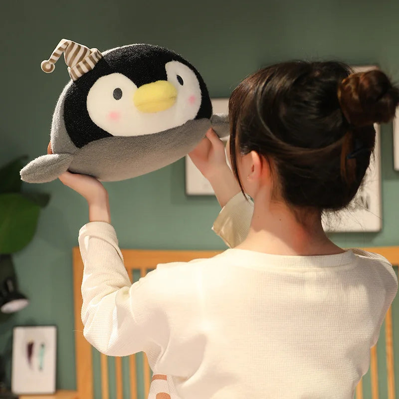The Cute Sleeping Hat Penguin Plushie My Store