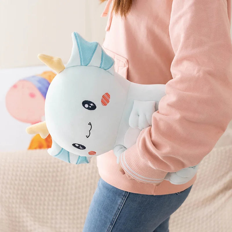 The Chonky Axolotl Dragon Plushie Duo — Mochidachii (view 3)