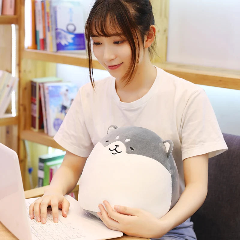The Chonky Chilling Shiba Inu Plushie Duo — Mochidachii (view 10)