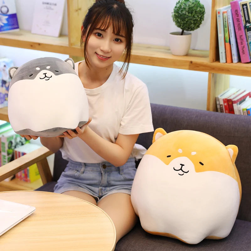 The Chonky Chilling Shiba Inu Plushie Duo — Mochidachii (view 9)