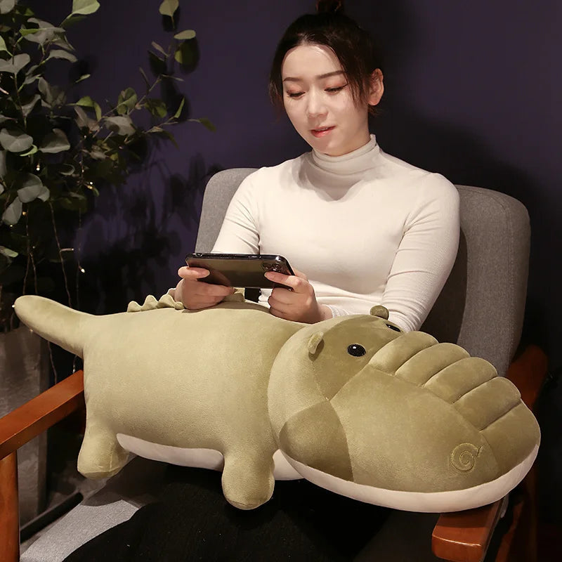 The Chonky Crocodile Sibling Plushie — Mochidachii (view 9)