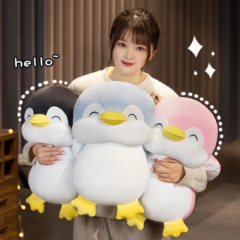 The Chubby Happy Penguin Plushie Family — Mochidachii (view 2)