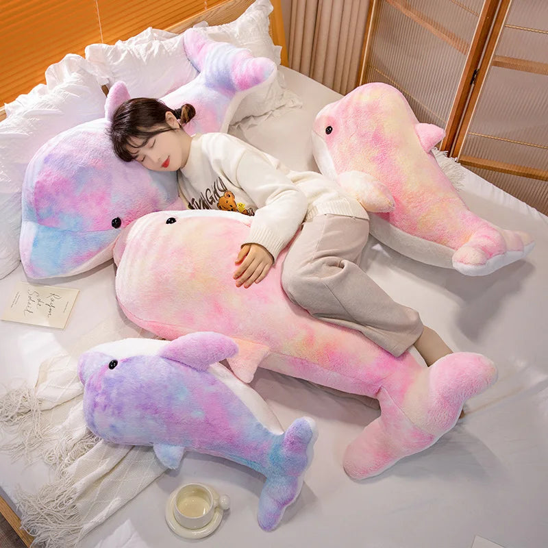 The Galaxy Rainbow Dolphin Plushie Duo — Mochidachii (view 3)