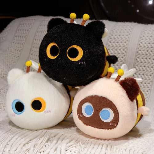 The Kawaii Cat Bee Plushie Trio — Mochidachii