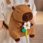 The Kawaii Kapi The Capybara Plush Backpack — Mochidachii (view 13)