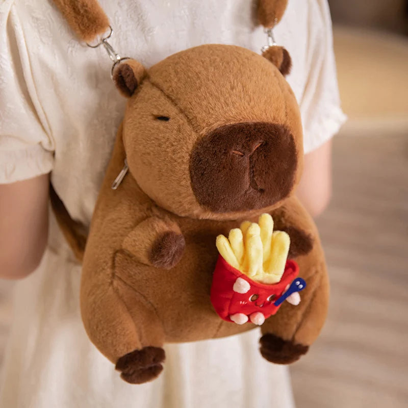 The Kawaii Kapi The Capybara Plush Backpack — Mochidachii (view 14)