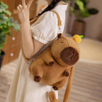 The Kawaii Kapi The Capybara Plush Backpack — Mochidachii (view 9)