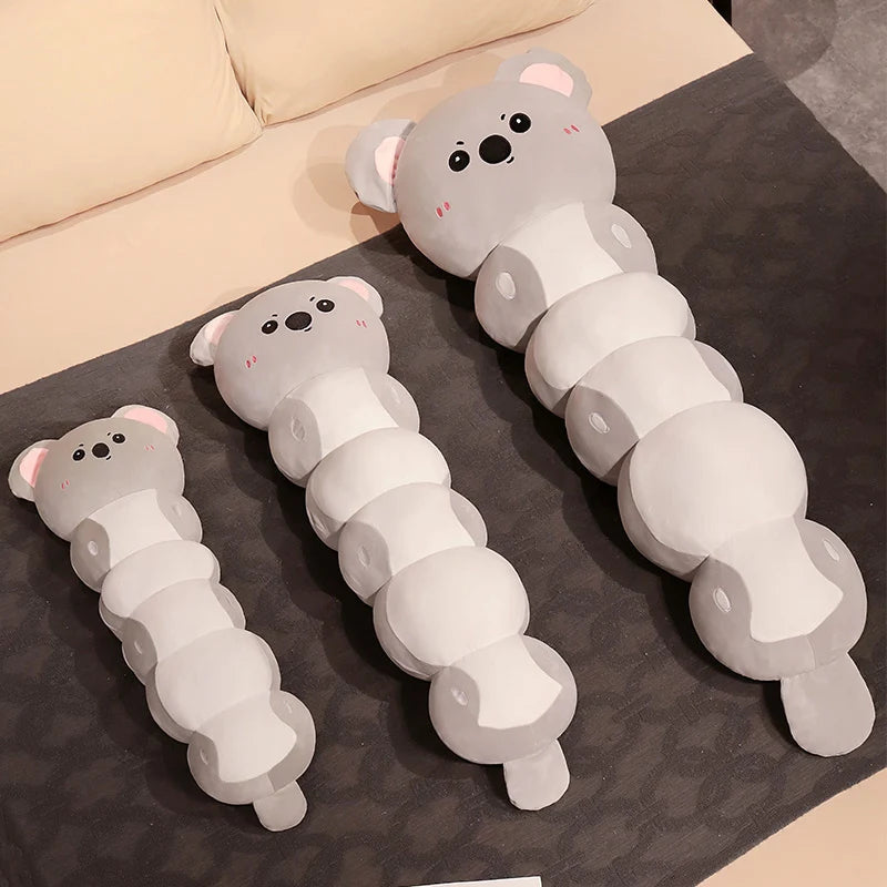 The Kawaii Long Caterpillar Animal Family Plushie — Mochidachii (view 3)