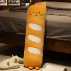 The Long Kawaii Baguette Cat Plushie — Mochidachii (view 4)