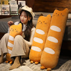The Long Kawaii Baguette Cat Plushie — Mochidachii (view 8)