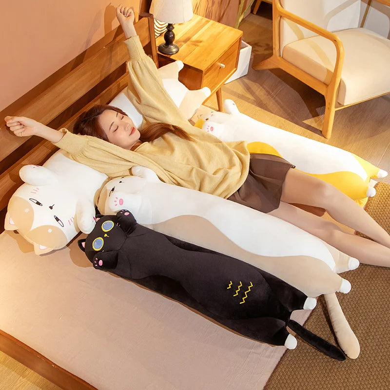 Coco, Nono & Momo — The Three Cuddly Cat Plushies (Long)