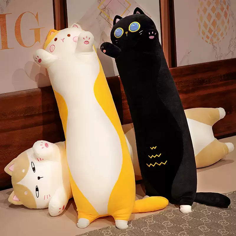 Coco, Nono & Momo — The Three Cuddly Cat Plushies (Long)