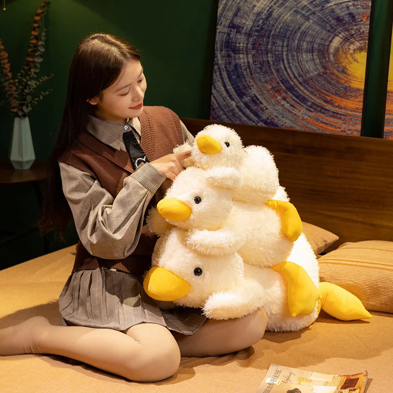 Toti — The Kawaii Fluffy Duck Plushie — Mochidachii (view 2)