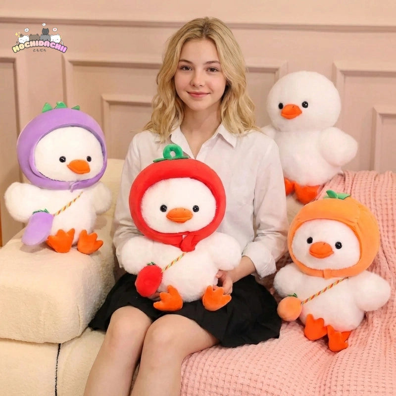 The Veggie Hat Duck Plushie Squad Mochidachii
