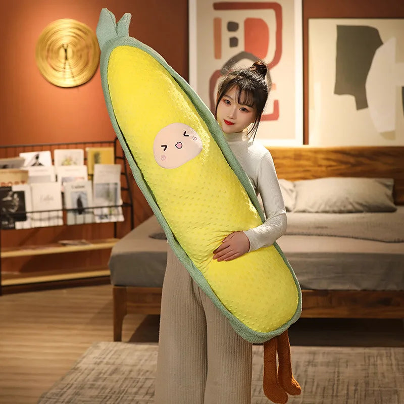 The Long Kawaii Vegetable Plushie Family My Store
