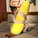 The Long Kawaii Vegetable Plushie Family My Store