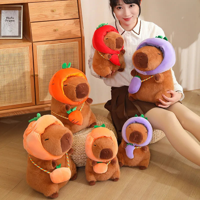 Veggie Cosplay Kapi The Capybara Plushie — Mochidachii (view 2)