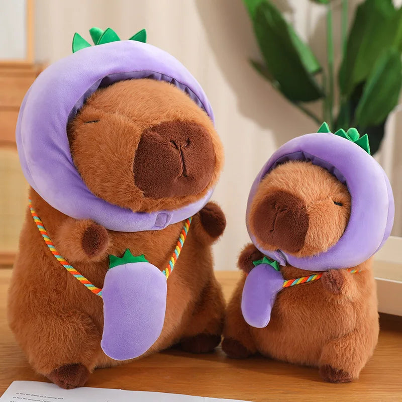 Veggie Cosplay Kapi The Capybara Plushie — Mochidachii (view 5)
