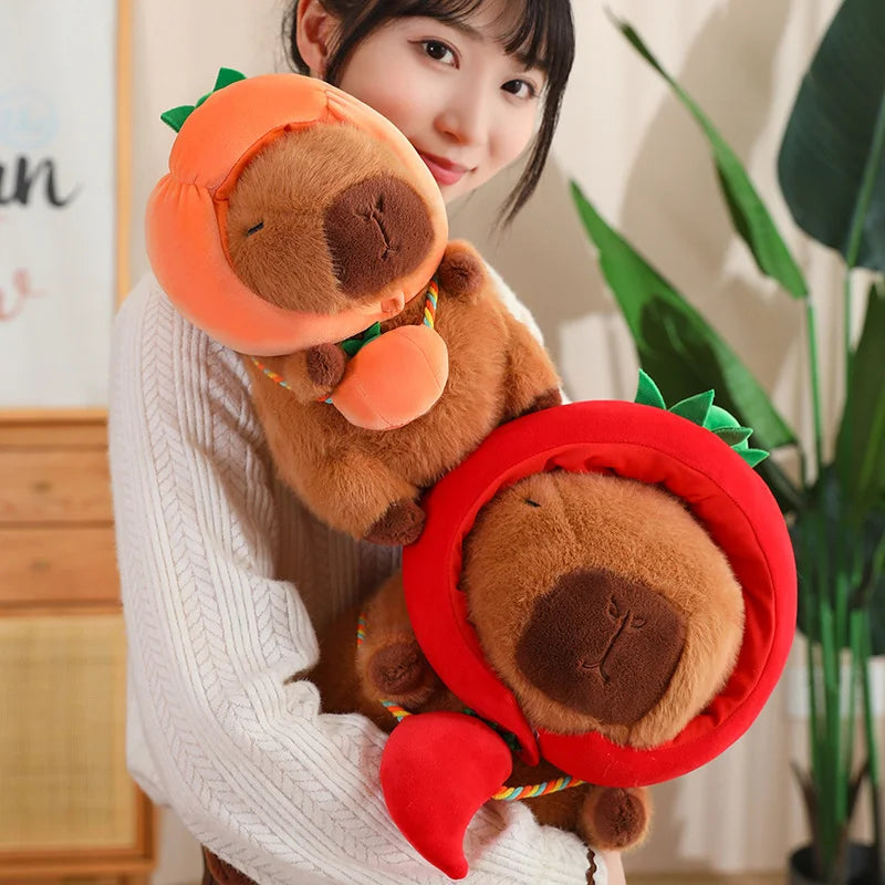 Veggie Cosplay Kapi The Capybara Plushie — Mochidachii (view 6)