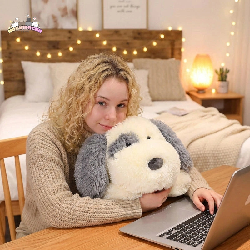 Wafu — The Fluffy Laying Dog Plushie Mochidachii