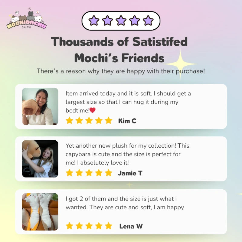 Coco, Nono & Momo — The Three Cuddly Cat Plushies (Long)